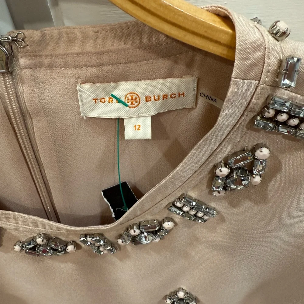 Tory Burch Pink Embellished Fitted Blouse - Picture 5 of 6